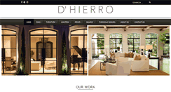 Desktop Screenshot of dhierro.com
