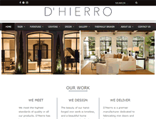 Tablet Screenshot of dhierro.com